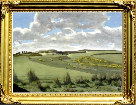 View of Craiglea Through the Escarpment Perthshire