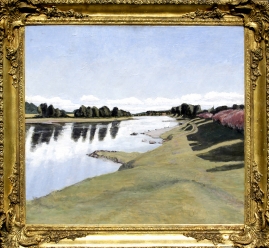 Downstream View of Upper Redgorton on the River Tay Perthshire