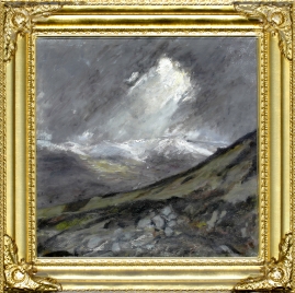 Snow Squalls in Glen Quaich Perthshire