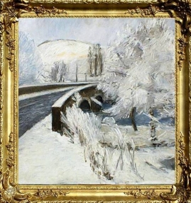 The Former Bridge at Amulree in Winter