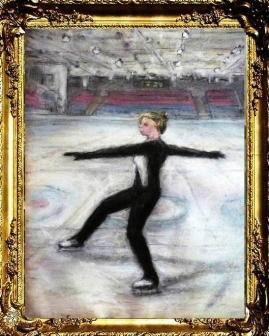 Scottish Champion Ice Skater Michelle at Dundee