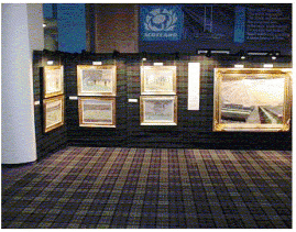 Scottish Rugby exhibition at Murrayfield