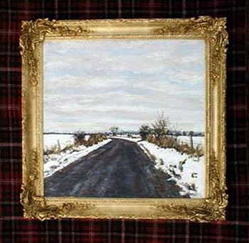 ‘The Road from Murrayshall’ by Charles Harris. This painting was chosen by Rob Ingram, Managing Director of Advanstar (the Event organisers of Artexpo New York USA). “The more you look, the more you see.”