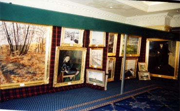 Charles’ Exhibition of pictures on display in Dublin, Republic of Ireland.